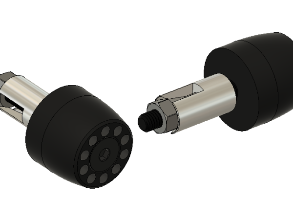 Handlebar weight Marine grade ALU 5083 17-23mm