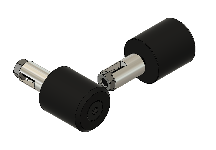 Handlebar weight steel13-17mm