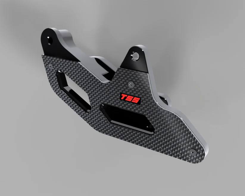 Motocross carbon fiber chain guide